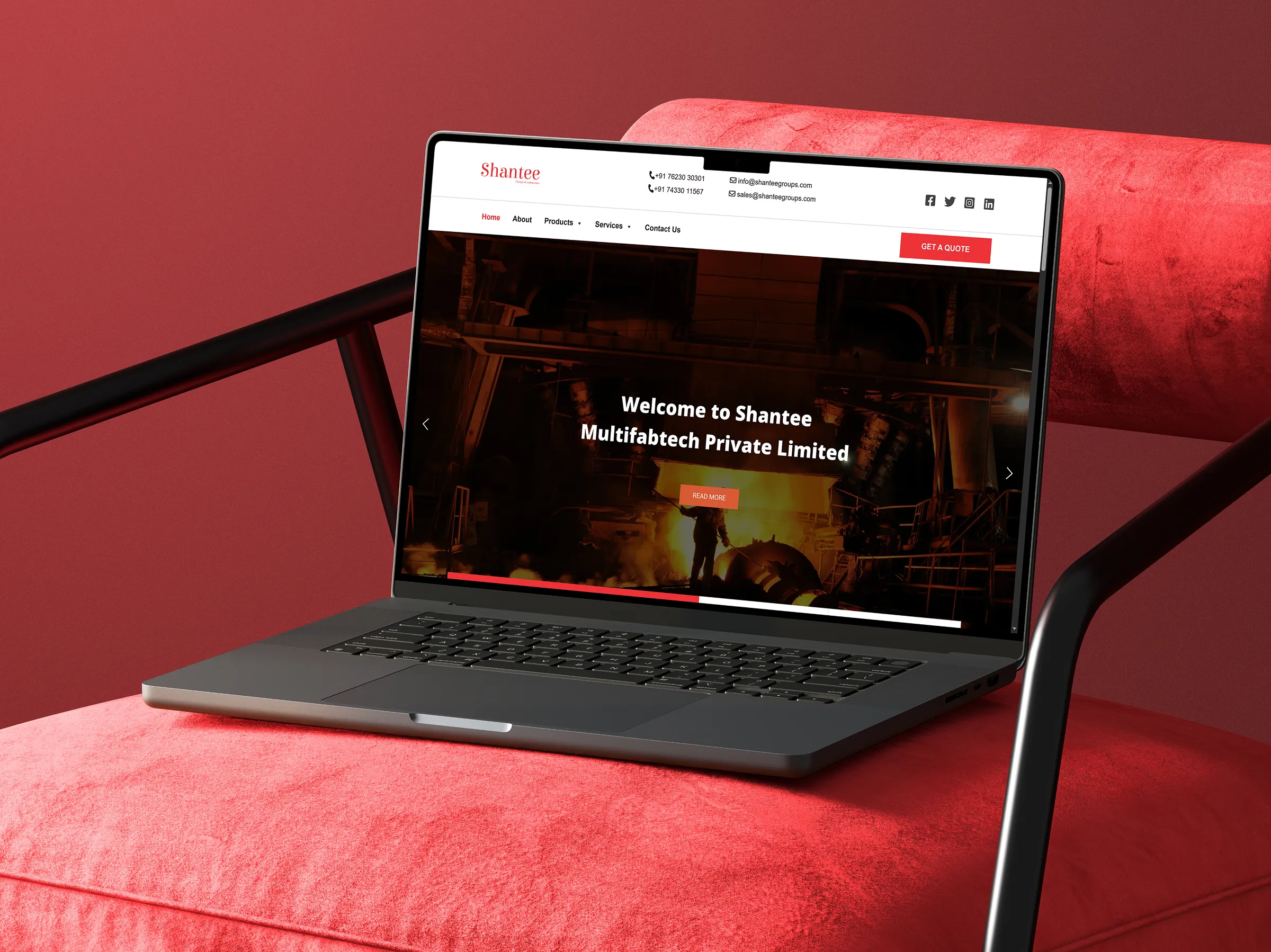 Shantee – Corporate Branding & Digital Presence